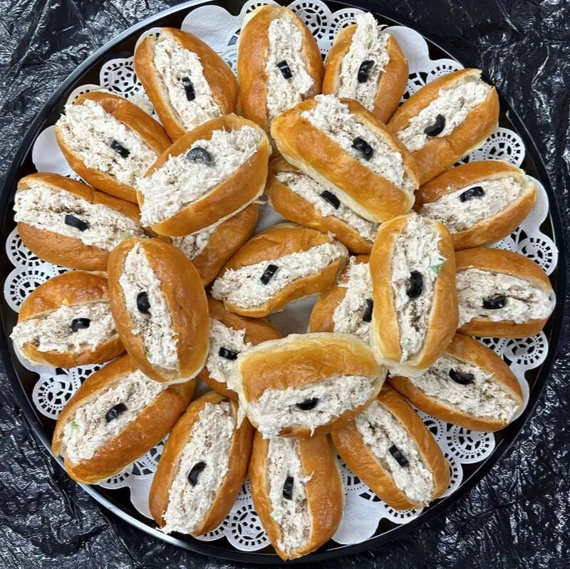 Tuna finger sandwich platter